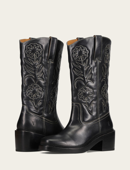 Women's Black Kate Deco Stitch Boot