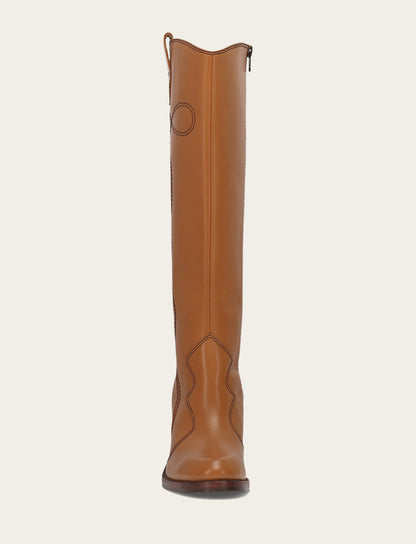 Women’s Caramel Corinne Deco Stitch Tall Boots