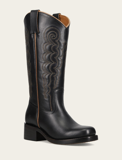Women's Black Campus Deco Stitch Boot