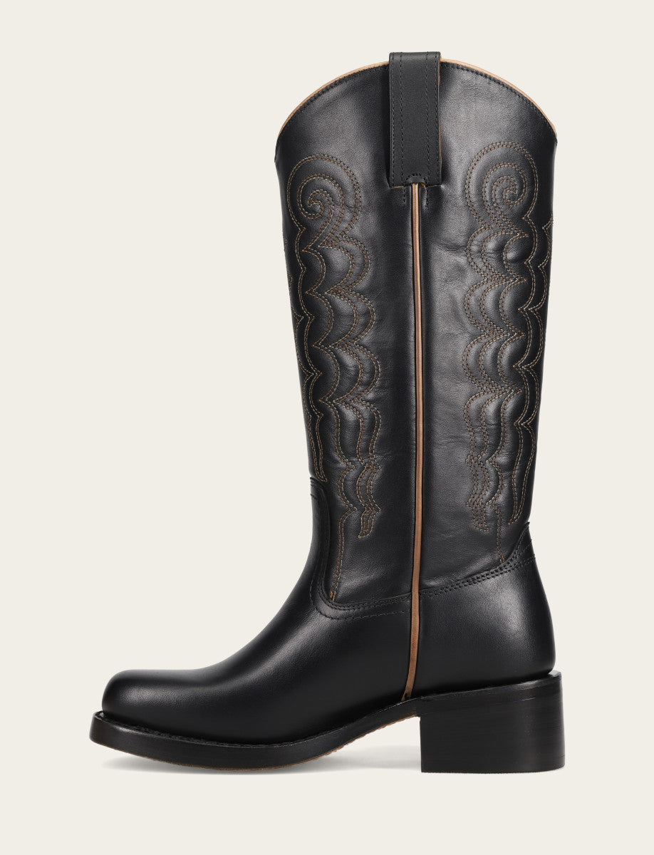 Women's Black Campus Deco Stitch Boot