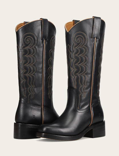 Women's Black Campus Deco Stitch Boot