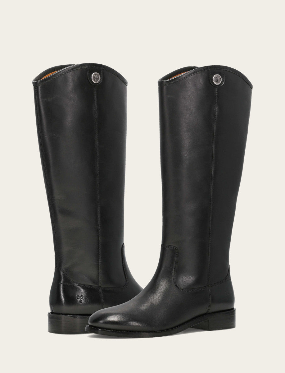 Women’s Black Wide Calf Melissa Button 2 Tall Boots | Frye