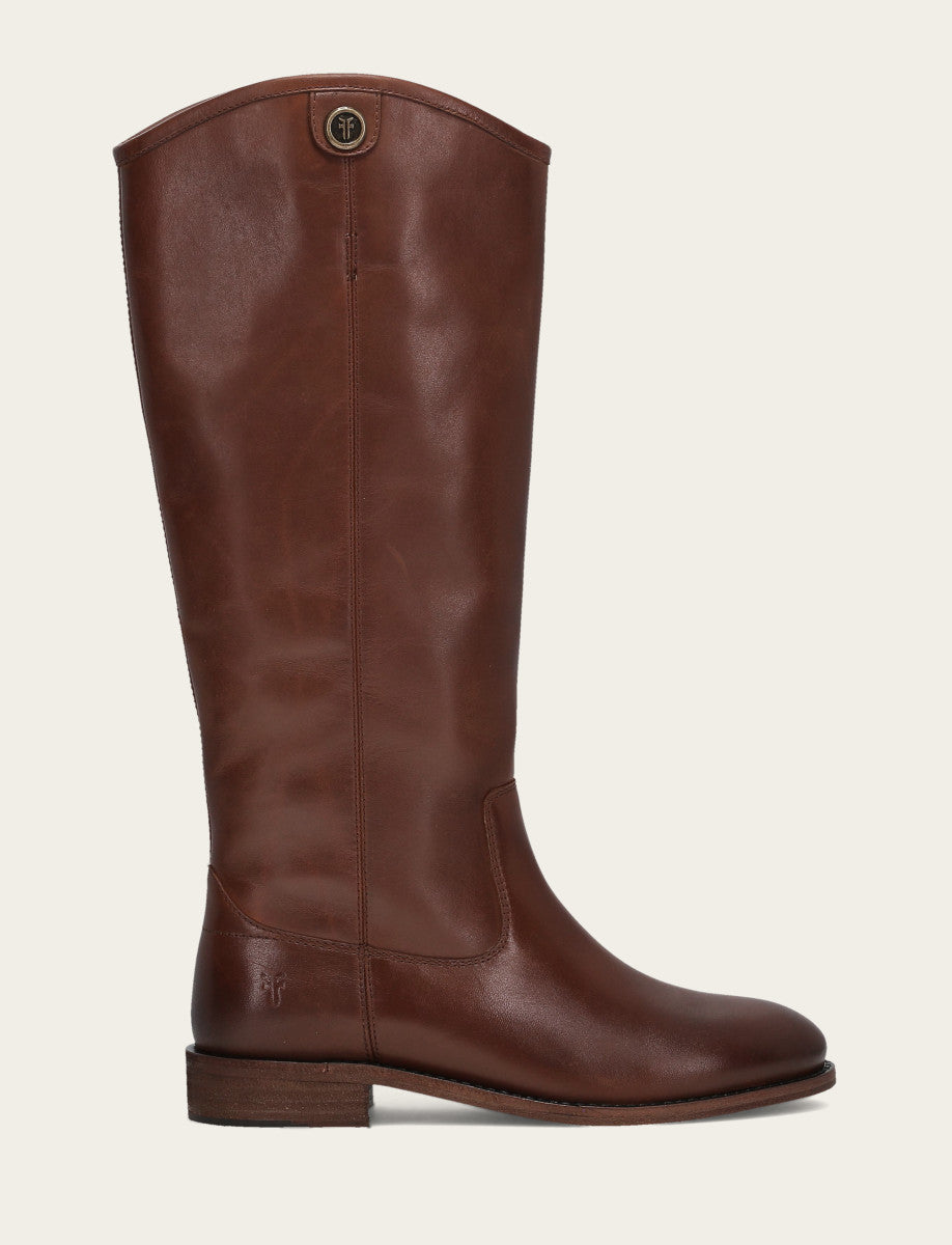 Women’s Cognac Wide Calf Melissa Button 2 Tall Boots | Frye