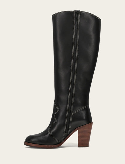 Women's Black Corinne Tall Deco Stitch Boot