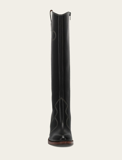 Women's Black Corinne Tall Deco Stitch Boot