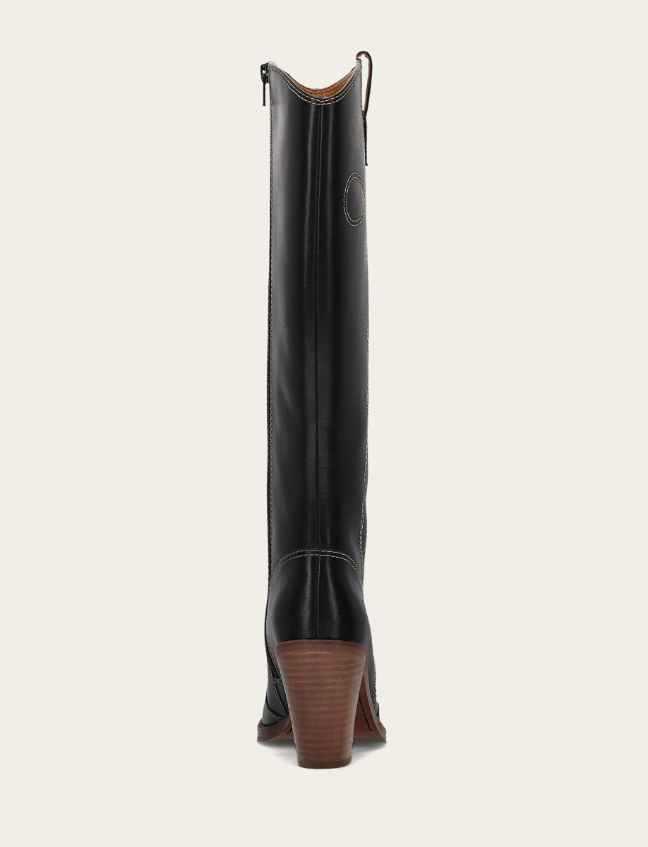 Women's Black Corinne Tall Deco Stitch Boot