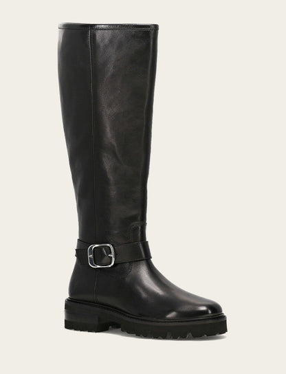Women's Black Olivia Buckle Tall Boot