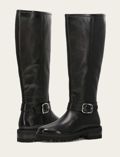 Women's Black Olivia Buckle Tall Boot