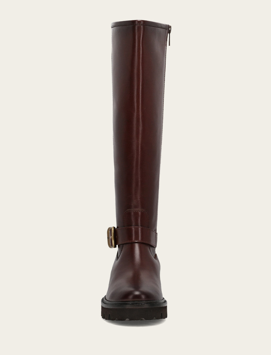 Women's Bourbon Olivia Buckle Tall Boot