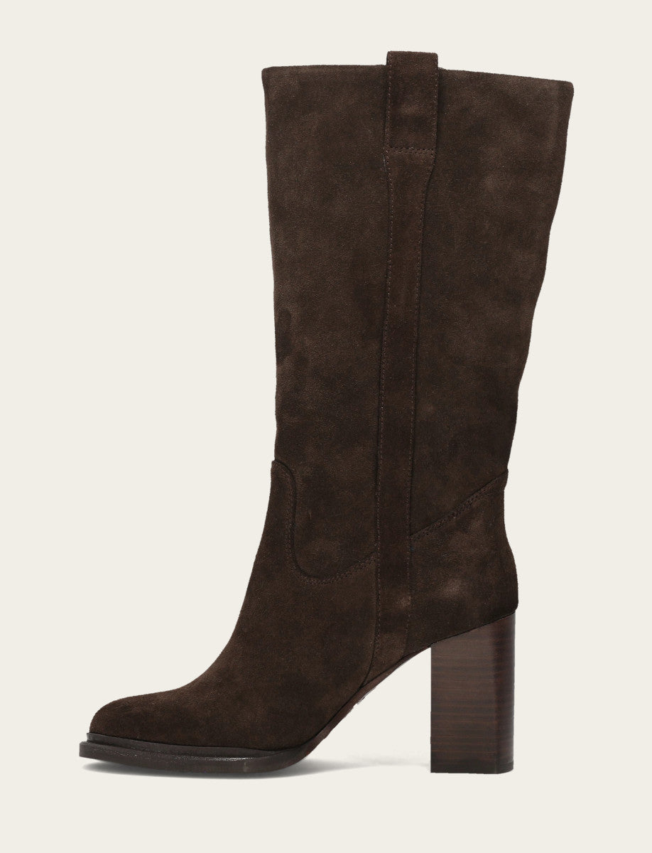 Women's Dark Brown Alex Slouchy Mid Boot