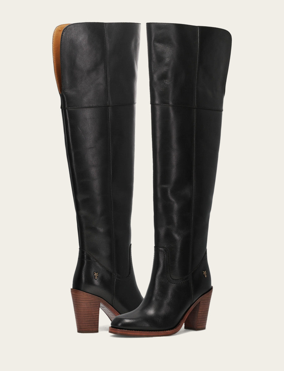 Women's Black Corinne Over The Knee Boot