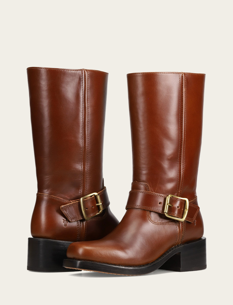 Women's Saddle Campus Buckle Boot