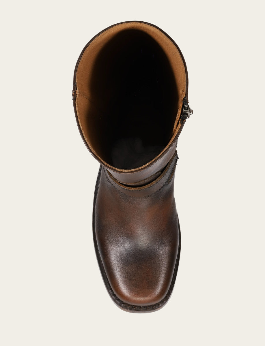 Women's Dark Brown Campus Buckle Boot