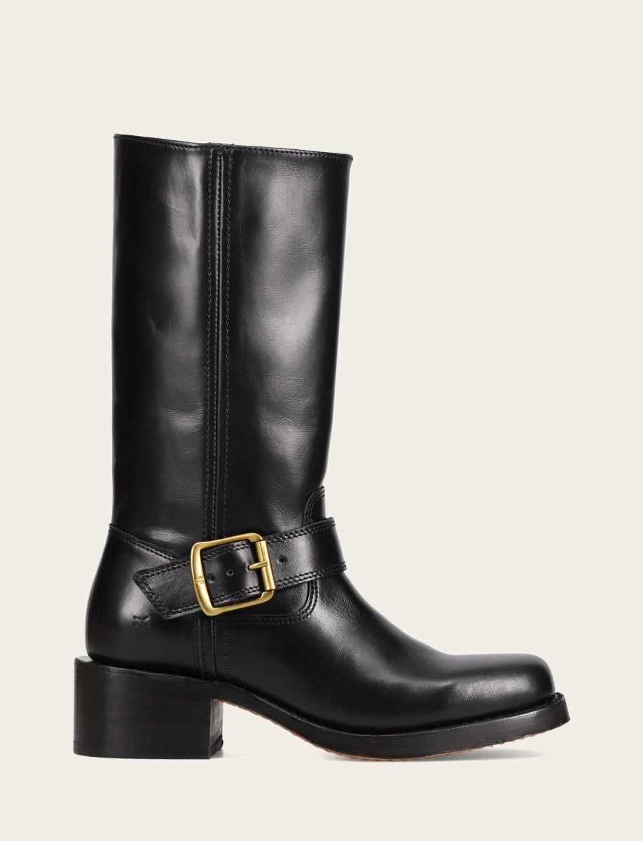 Women's Black Campus Buckle Boot
