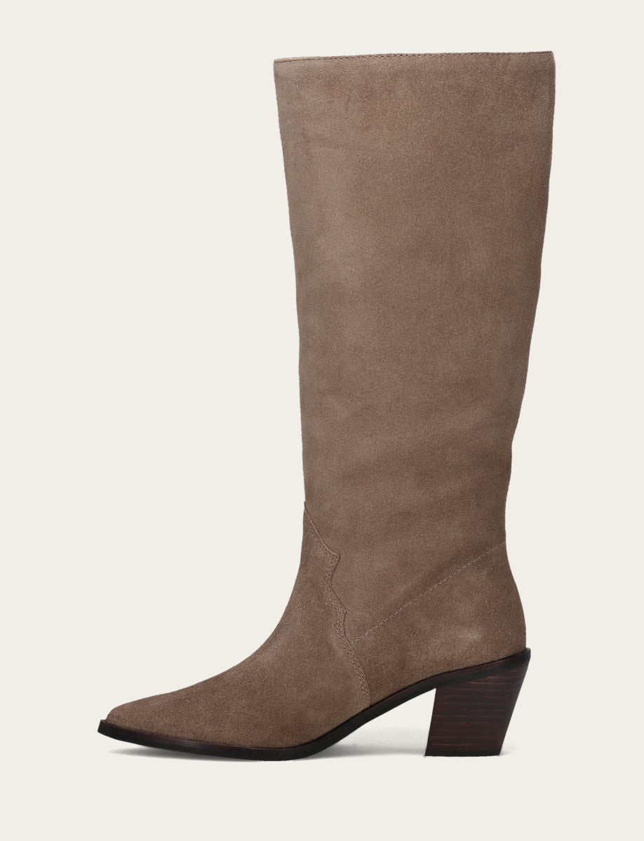 Women's Dark Taupe Sara Slouchy Boot