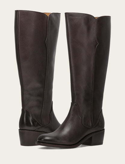 Women's Dark Brown Carson 2 Piping Tall Boot