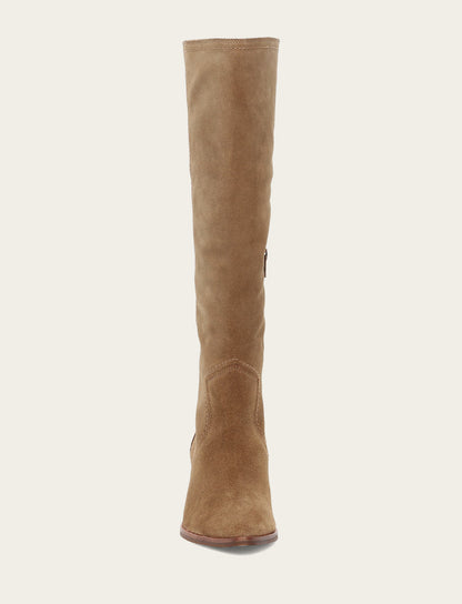 Women's Almond Sadie Softy Tall Wide Calf Boot