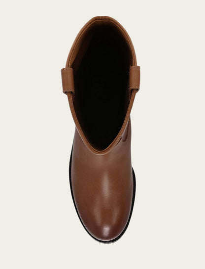 Women's Tan Melissa Lug Button Tall Boot