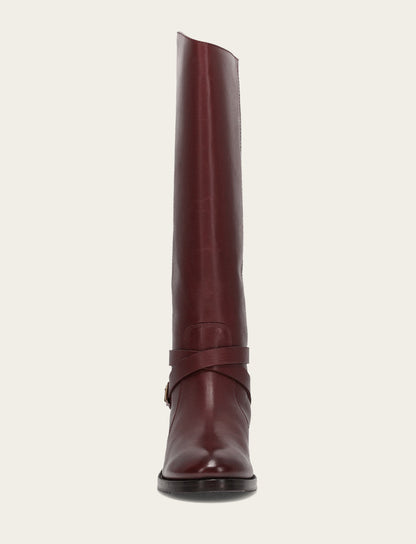 Women's Merlot Melissa Belted Riding Boot