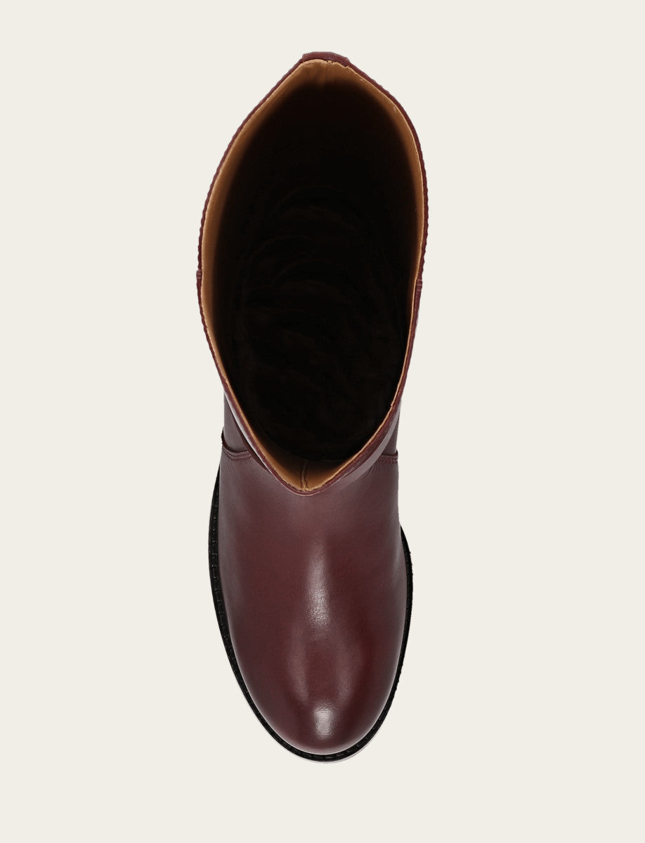 Women's Merlot Melissa Belted Riding Boot