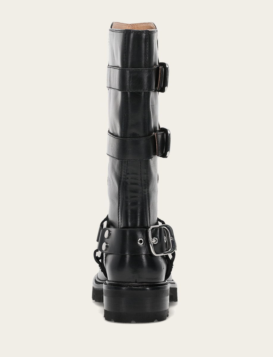 Women's Black Olivia Moto Mid Boot
