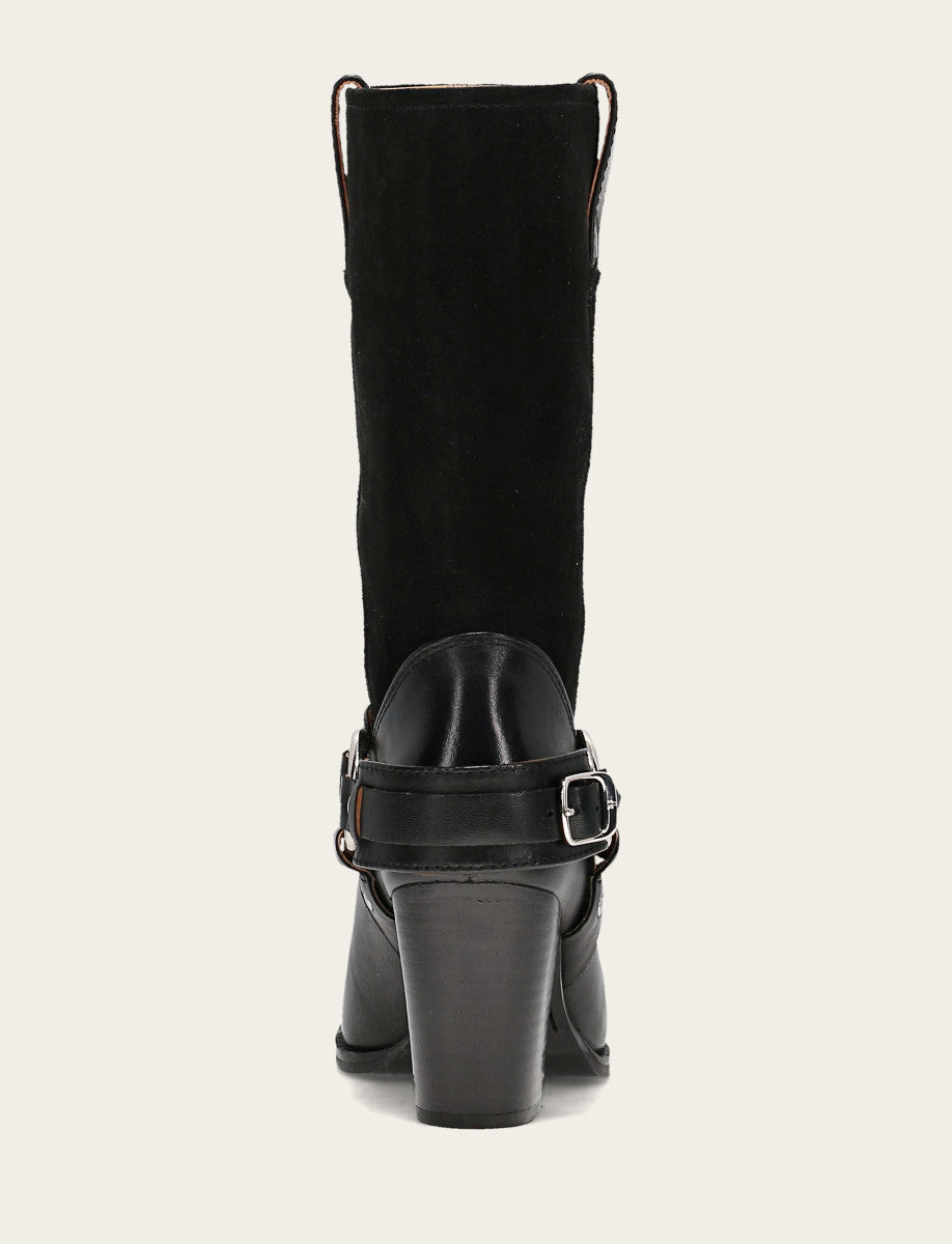 Women's Black Shiloh Harness Belted Boot