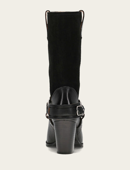 Women's Black Shiloh Harness Belted Boot