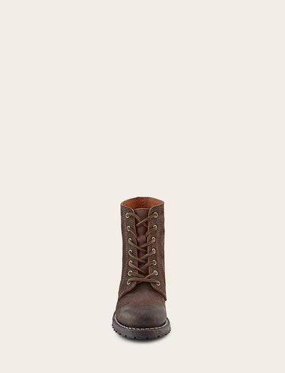 Women's Dark Brown Sabrina 6G Lace Up Boots