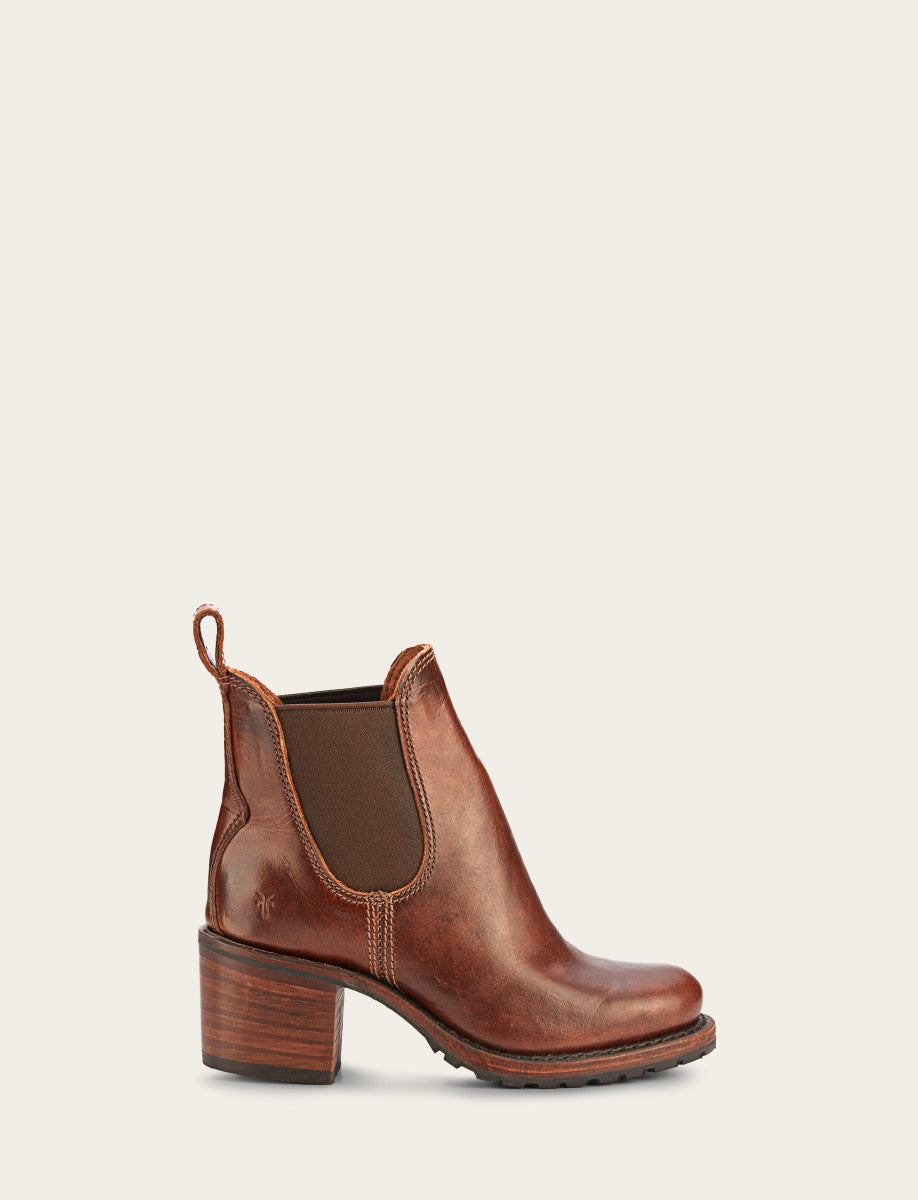 Women's Cognac Sabrina Chelsea Boots