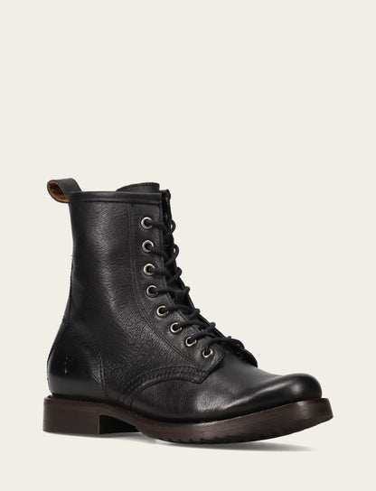Women's Black Veronica Flex Combat Booties