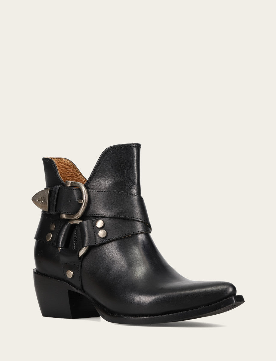 Women’s Black Sacha Multi-Strap Ankle Booties