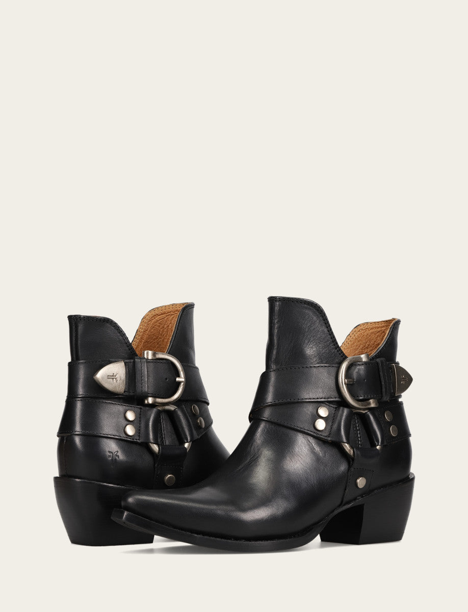 Women’s Black Sacha Multi-Strap Ankle Booties