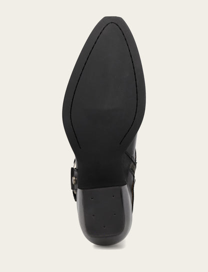 Women’s Black Sacha Multi-Strap Ankle Booties