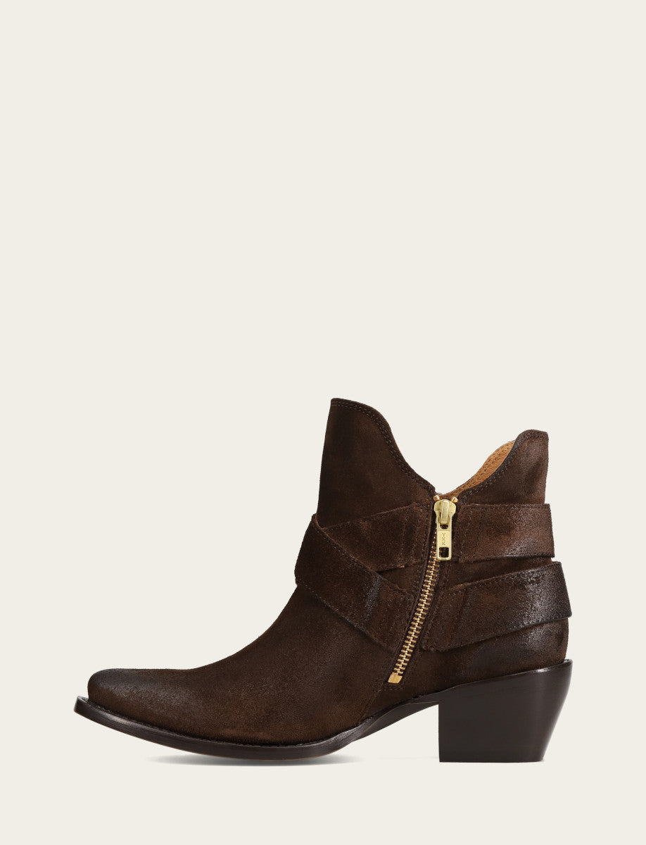 Women's Chocolate Sacha Multi Strap Booties