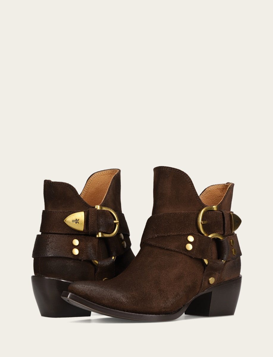 Women's Chocolate Sacha Multi Strap Booties