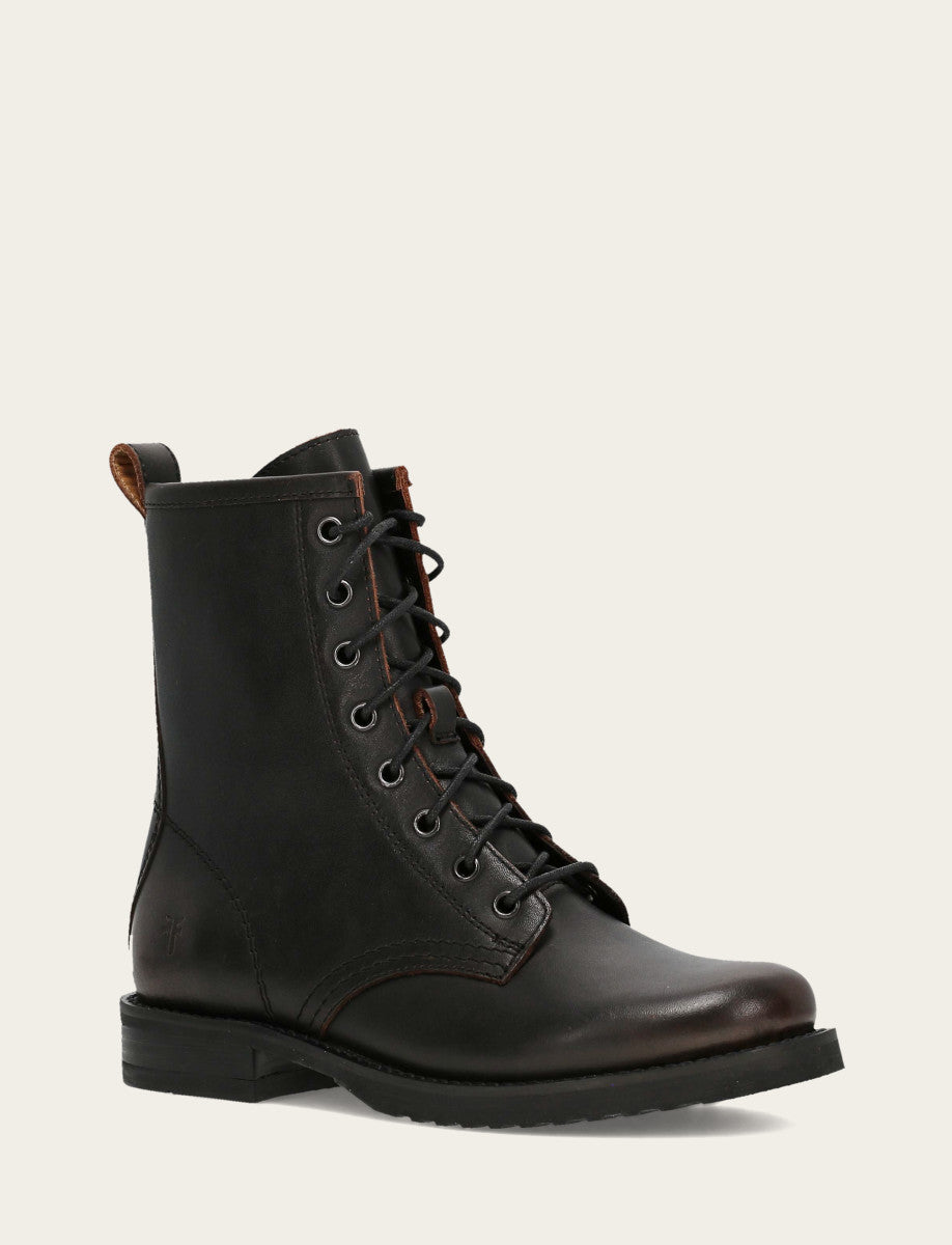 Antique Brown Veronica Flex Combat Boot