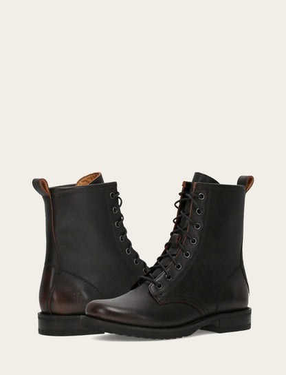Antique Brown Veronica Flex Combat Boot