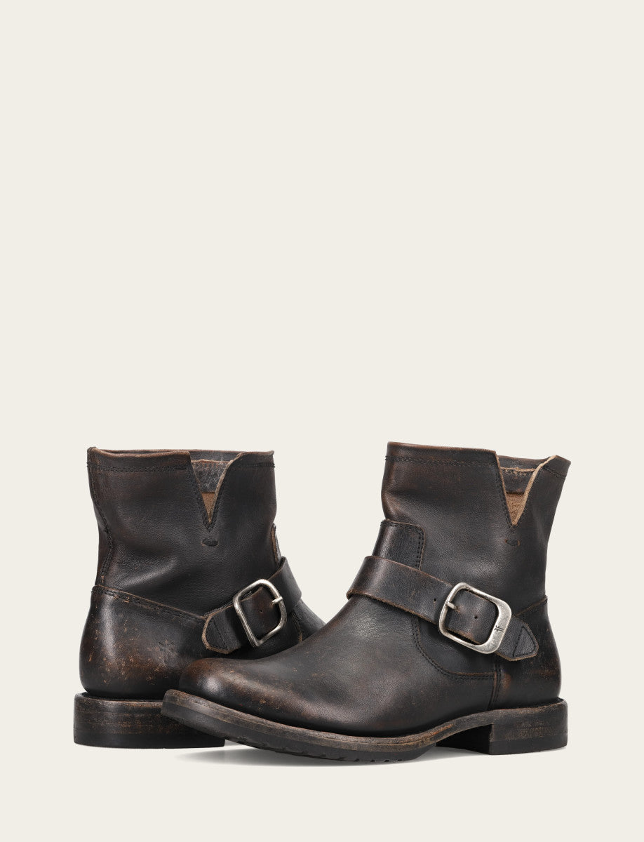 Women's Antique Black Veronica Flex Booties
