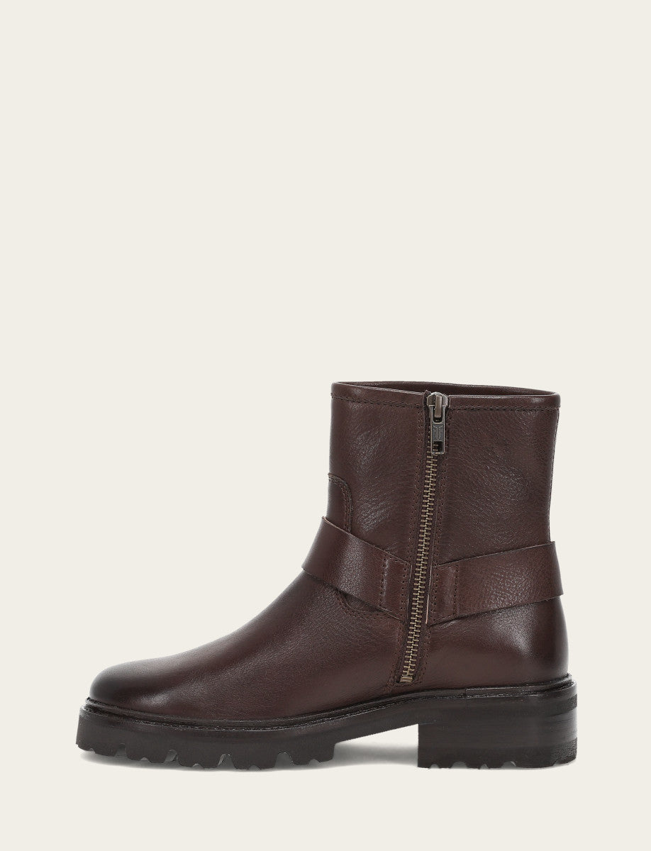Women's Chocolate Olivia Harness Short Booties