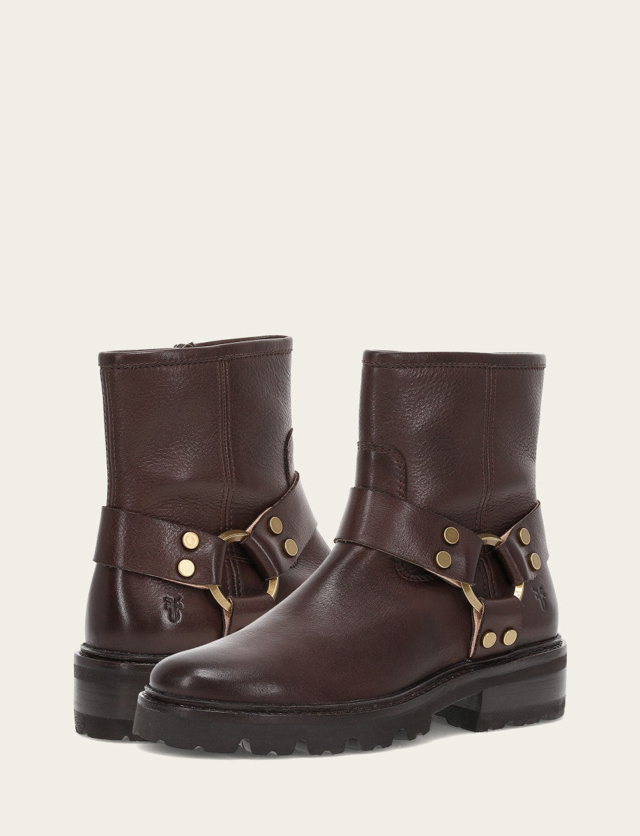 Women's Chocolate Olivia Harness Short Booties