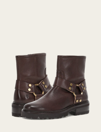 Women's Chocolate Olivia Harness Short Booties