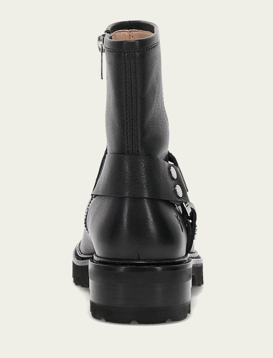Women's Black Olivia Harness Short Booties