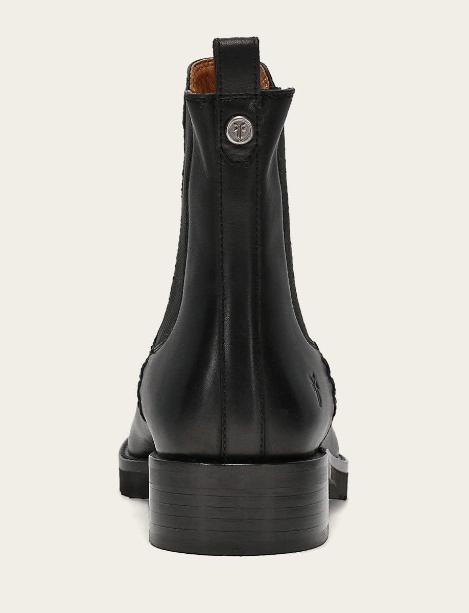 Women's Black Melissa Lug Chelsea Boot