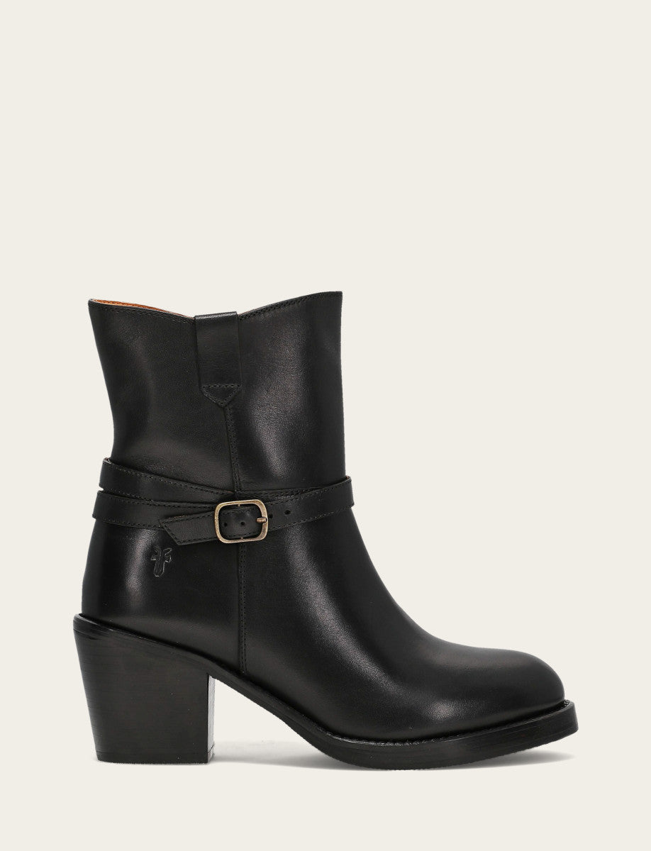 Women's Black Rylee Belted Inside Zip Boot