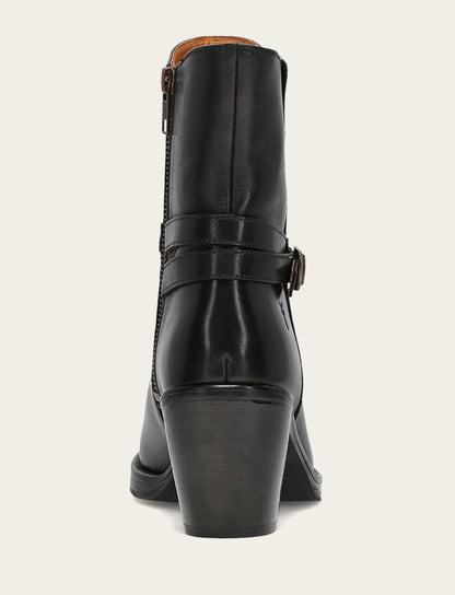 Women's Black Rylee Belted Inside Zip Boot