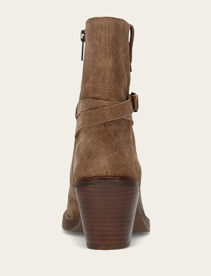 Women's Mushroom Rylee Belted Inside Zip Boot
