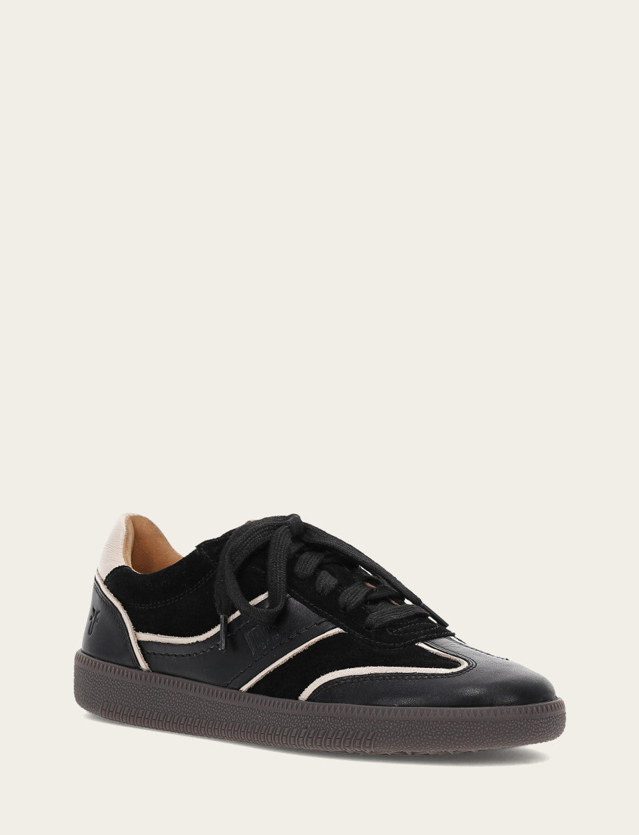 Women's Black Milly Low Lace Sneakers
