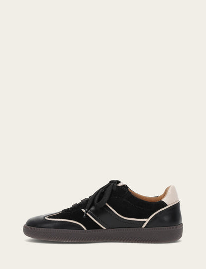 Women's Black Milly Low Lace Sneakers
