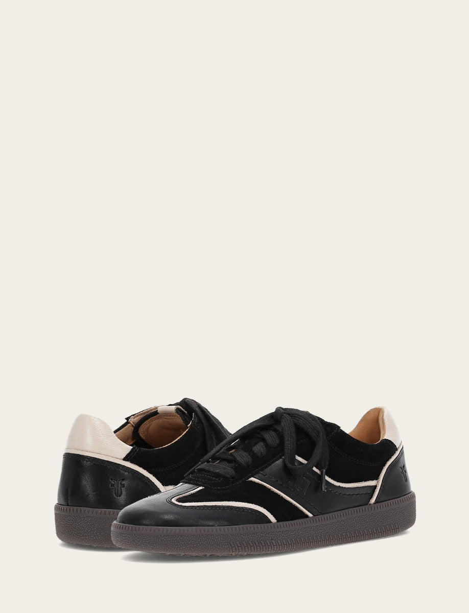 Women's Black Milly Low Lace Sneakers