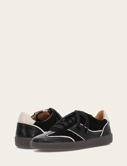 Women's Black Milly Low Lace Sneakers